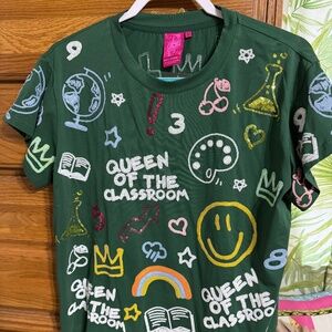 New Queen of Sparkles  teacher T shirt